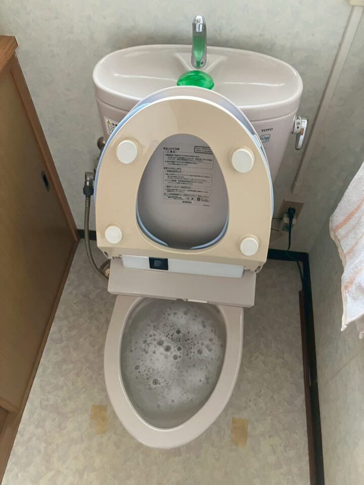 他業者では直せなかったトイレの詰まりを解消｜木津川市F様の施工事例（税込85,000円）の画像